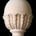 KNB-10: Leafy Curtain Post Finials or Knobs
